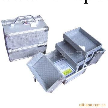 化妝箱（能勝仿鋁,，雙開，裡料為絨佈，熱銷產品）工廠,批發,進口,代購