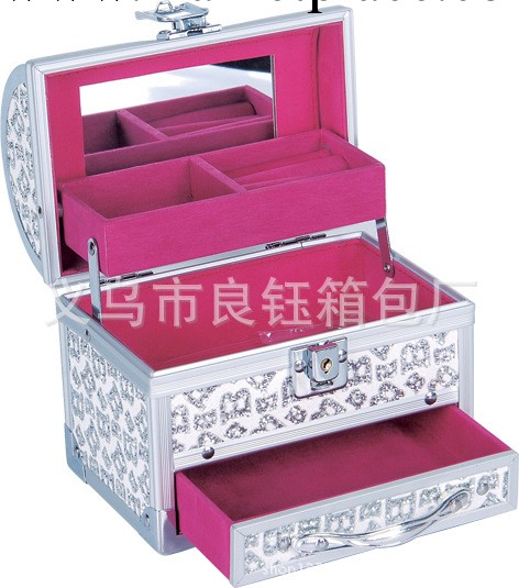 廠傢大量定做皮革面料化妝箱 化妝盒 首飾盒 可混批工廠,批發,進口,代購