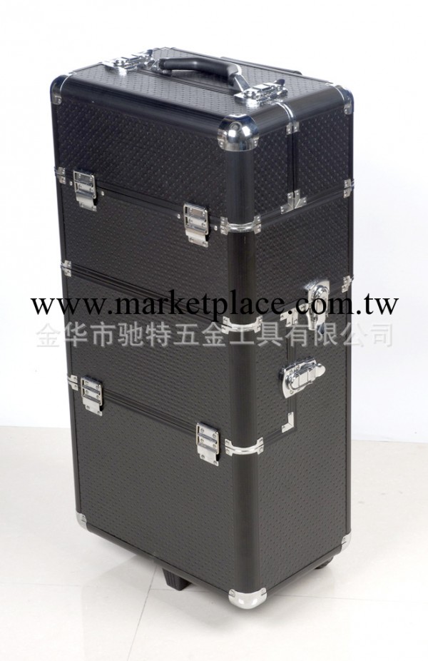 廠傢直銷 鋁制手提雙開專業美容拉桿化妝箱批發 量大另詢工廠,批發,進口,代購