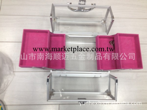供應透明壓克力直角雙開化妝箱工廠,批發,進口,代購