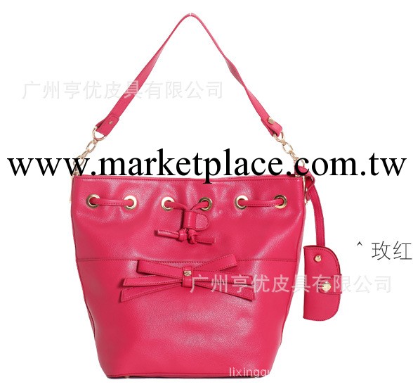 維卡多牛皮女款大包 水桶包 單肩蝴蝶結斜跨女包 韓版工廠,批發,進口,代購