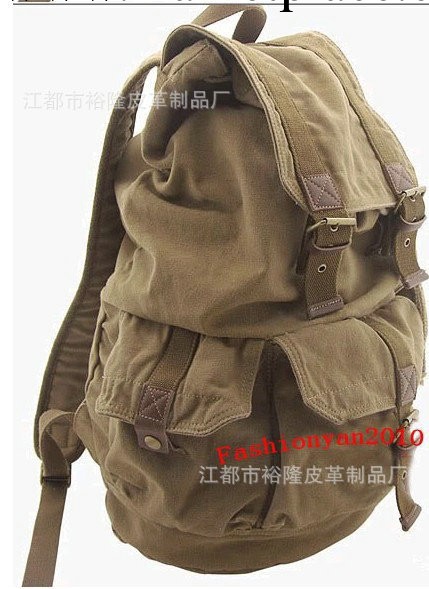 火爆熱銷2013新款旅行帆佈雙肩背包 可定制批發工廠,批發,進口,代購