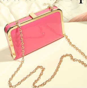 韓版 新款 <女包>糖果色迷你鏈條包韓版手拿小包單肩斜跨包潮女包工廠,批發,進口,代購