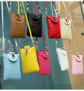 廠傢直銷手機包 斜跨 零錢包時尚女式包編制手機袋 手拿包工廠,批發,進口,代購