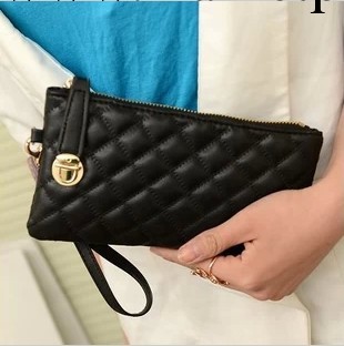 廠傢直銷 韓版新款復古潮女菱格手抓包手拿包零錢小包 女包批發工廠,批發,進口,代購