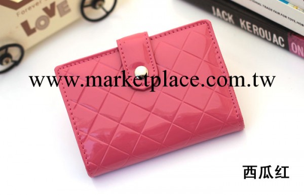 女士短款錢包卡包 亮皮暗扣錢夾卡包 零錢鑰匙手機手拿包 批發工廠,批發,進口,代購