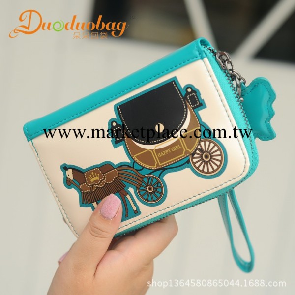 潮2013新款女士錢包中長款韓版可愛小馬拉鏈錢夾手拿包手機包包郵工廠,批發,進口,代購