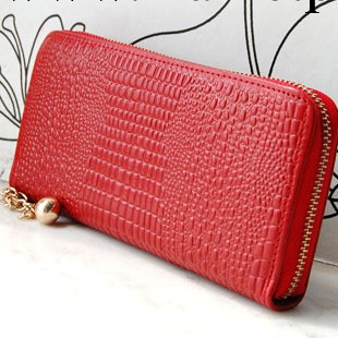 牛皮鱷魚紋手包牛皮手拿包錢包新款復古女士女手抓包工廠,批發,進口,代購