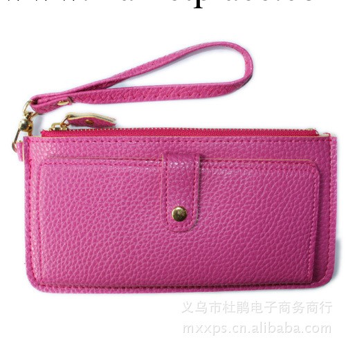 玫紅色長款女款零錢包 手拿包 錢包 卡包 皮包批發工廠,批發,進口,代購