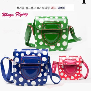 韓版可愛波點果凍款兒童零錢包包  少女手拿單肩斜跨包 廠傢直銷工廠,批發,進口,代購