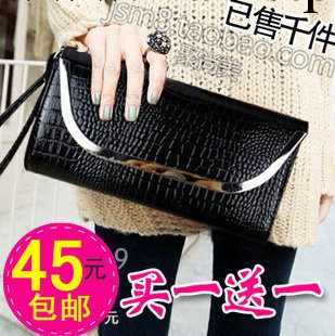 廠傢直銷2013新款日韓女式長款手拿包大錢包漆皮女士皮夾批發工廠,批發,進口,代購