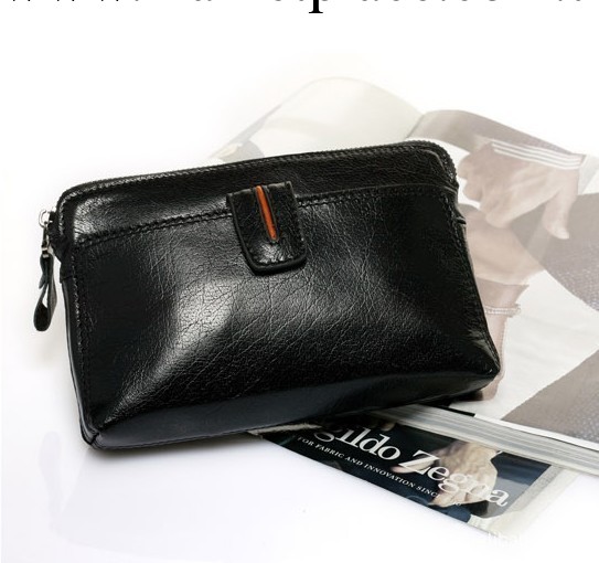 廠傢批發2012新款手抓包真皮男式包頭層水牛皮手拿包zy9200工廠,批發,進口,代購