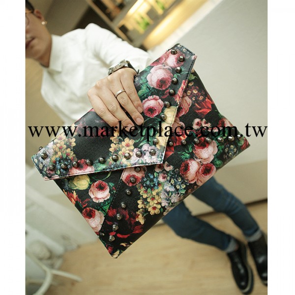 花卉手包批發男士手男包 男士手拿包 正品手抓包 韓版精品男包工廠,批發,進口,代購
