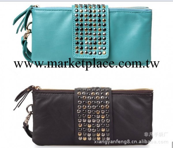 韓版新款仿真皮黑色中長款手拿包 韓版女錢包  時尚錢包批發工廠,批發,進口,代購