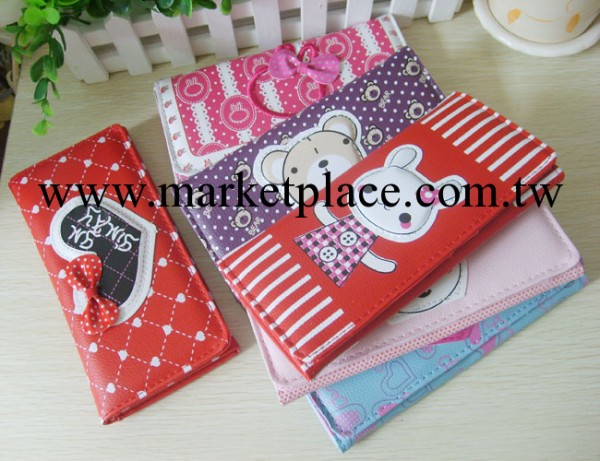 卡通長三折錢包 女包錢夾 可愛女孩手拿包 漂亮錢包 10元店熱銷工廠,批發,進口,代購