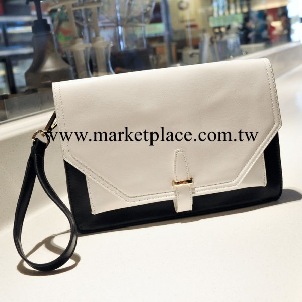 女包批發 淘寶爆款單箭頭PU手拿撞色潮包 單肩斜跨包工廠,批發,進口,代購