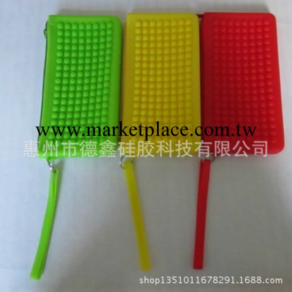 日韓風范長款手拿豆豆包 新款設計矽膠拉鏈包工廠,批發,進口,代購