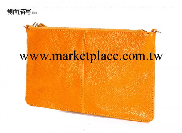 真皮包 頭層牛皮女包 小包 手拿包 送長肩帶 韓版簡約時尚2012工廠,批發,進口,代購