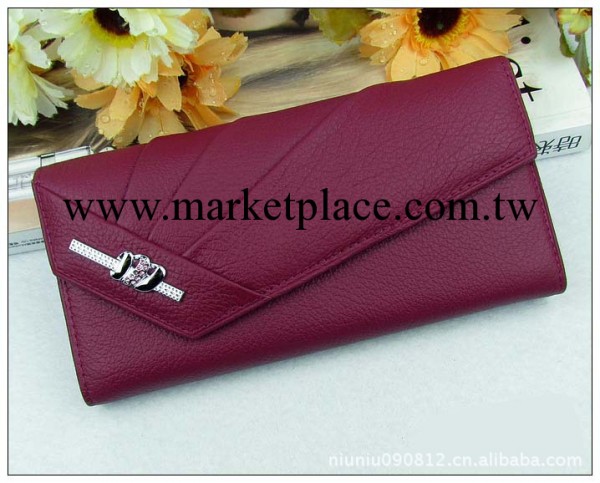 正品真皮牛皮 女士錢包/錢夾/手拿包 名媛 長款2折工廠,批發,進口,代購