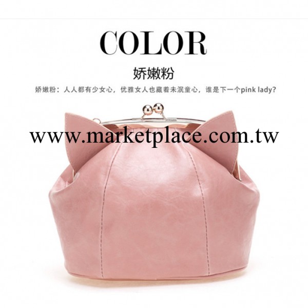批發代理潮貨2013新款夏季女包可愛貓耳朵夾口包單肩斜跨小包工廠,批發,進口,代購