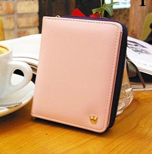 韓版donbook兩折女士 卡包 手拿包 短款皇冠錢包工廠,批發,進口,代購