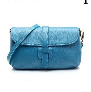 2013韓版新款真牛皮女包單肩斜跨休閒小包百搭手拿包韓版女包工廠,批發,進口,代購