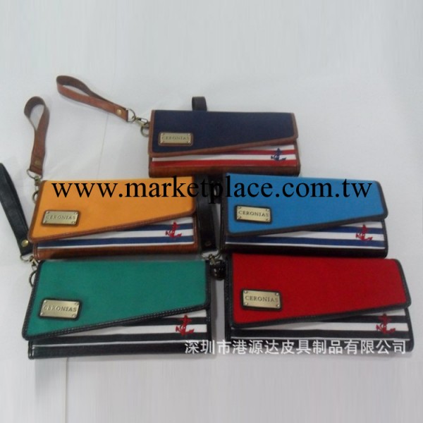 供應時尚精美牛皮真皮錢包錢夾 2折中長款錢包 手拿包 廠傢定做工廠,批發,進口,代購