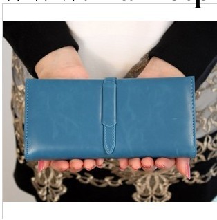 2013潮新款女式長款錢包女糖果色韓版復古手拿包抽帶錢夾 批發工廠,批發,進口,代購