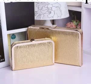 2013新款亮面金屬質感手拿包手抓鏈條包晚宴包迷你包盒子包8203工廠,批發,進口,代購