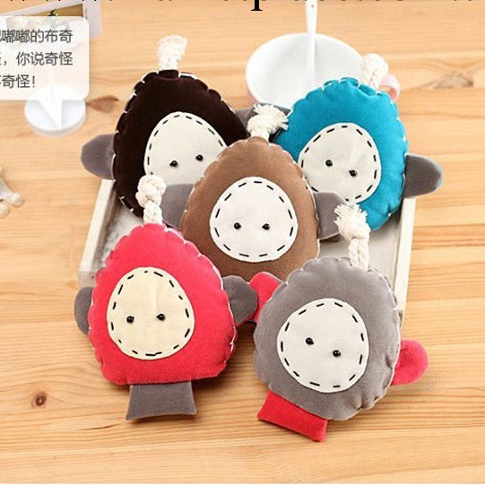 B韓版 佈奇怪抽拉式鑰匙包 手工制作可愛鑰匙扣 創意禮品 37g工廠,批發,進口,代購