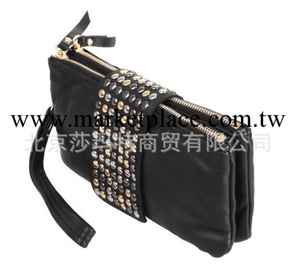 鑫鑫新款女士鉚釘手拿包晚宴包小包女包批發工廠,批發,進口,代購