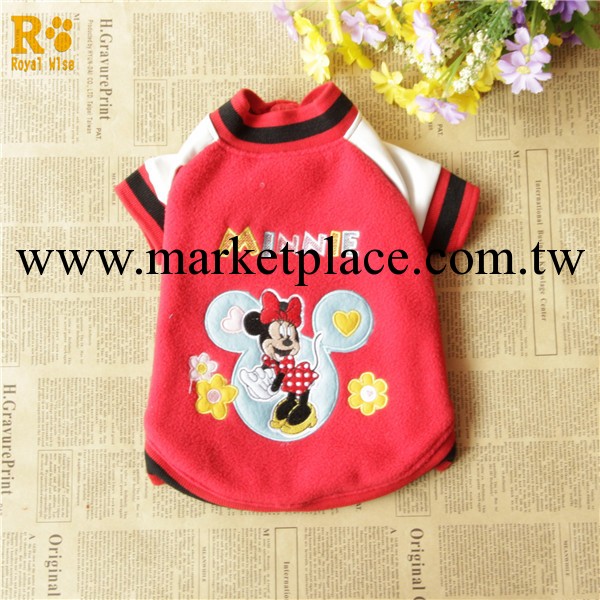 紅色寵物衣服 迪士尼寵物服裝 紅色狗狗寵物用品深圳煌騰工廠,批發,進口,代購