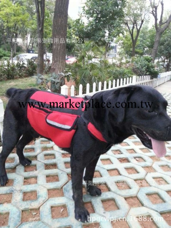 秋季新款寵物用品  功夫狗品牌 紅色多功能狗背袋 大型犬用工廠,批發,進口,代購