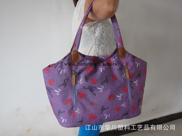 韓國新款花紋單肩跨手提拎包購物休閒時尚單肩女包媽咪包批發工廠,批發,進口,代購