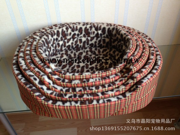 廠傢直銷 5件套豹紋狗窩高檔寵物窩批發工廠,批發,進口,代購