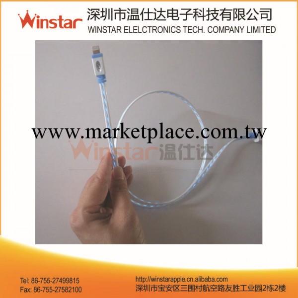 iphone5/iPod Touch/iPad4/iPad mini linghtning to USB 發光線工廠,批發,進口,代購