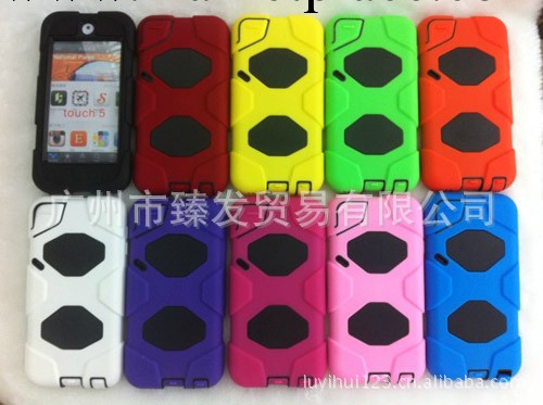 新款ipod touch5機器人 加厚防震支架套 手機殼工廠,批發,進口,代購