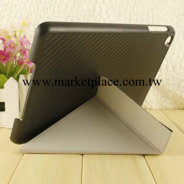 ipad mini 變形金剛支架皮套 碳纖維三折平板保護殼 專業生產廠傢工廠,批發,進口,代購