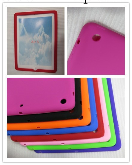 平板外殼 ipad 矽膠套 平面 光面 ipad5 普通 防滑套 軟膠殼工廠,批發,進口,代購