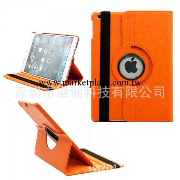 ipad air旋轉皮套 ipad5 360度旋轉休眠智能皮套 荔枝紋旋轉皮套工廠,批發,進口,代購