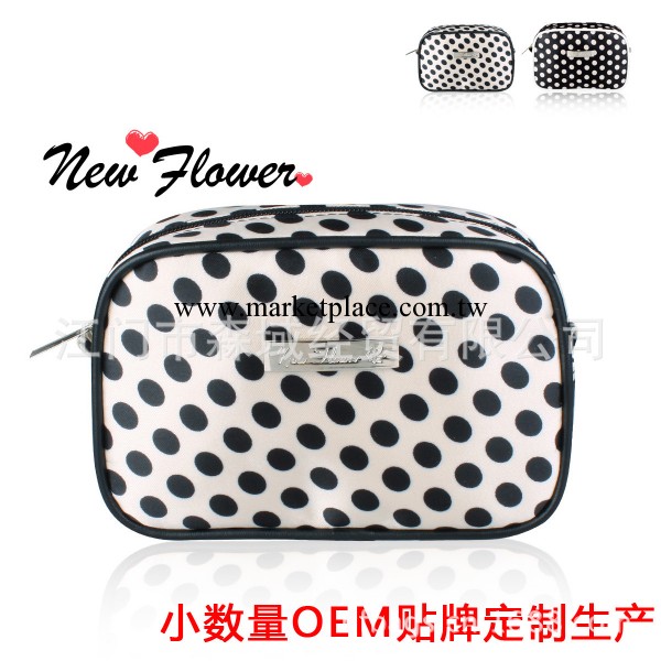 波點多功能小包/收納包中包 韓國化妝整理包 小數量OEM貼牌定制工廠,批發,進口,代購
