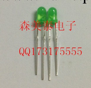 3MM 綠發綠 高亮 發光管 LED 發光二極管工廠,批發,進口,代購