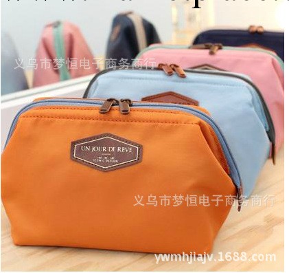 韓國化妝品收納包 鋼架包中包便攜 雙拉鏈 可水洗化妝包工廠,批發,進口,代購