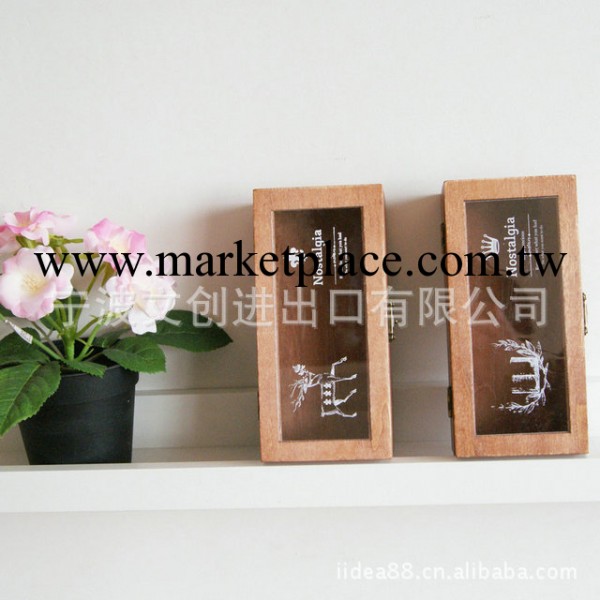韓國文具批發 斯普維加 復古木質開窗收納盒SV13-474工廠,批發,進口,代購