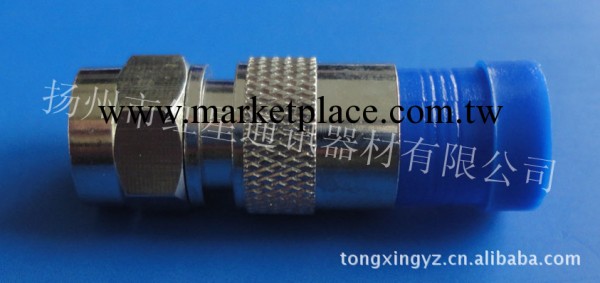 供應RF射頻同軸連接器F-connectors 擠壓式 壓縮式F頭   RG6工廠,批發,進口,代購