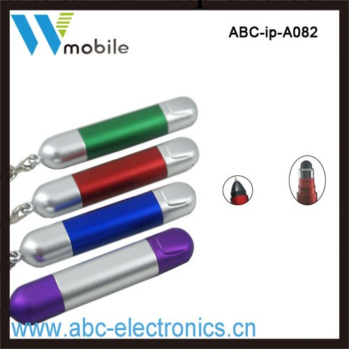工廠供應2合1電容屏觸控手寫筆蘋果電容筆禮品筆塑膠筆兩用手寫筆工廠,批發,進口,代購