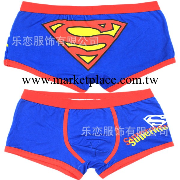 C1004超人標志-外貿韓版卡通男士內褲批發男式內褲平角內褲工廠工廠,批發,進口,代購