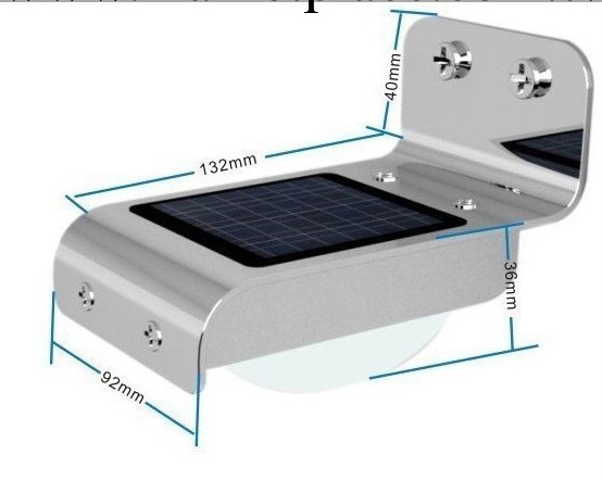 太陽能產品節能燈 室外壁燈 光控 人體感應燈 16LED 聲控壁燈工廠,批發,進口,代購