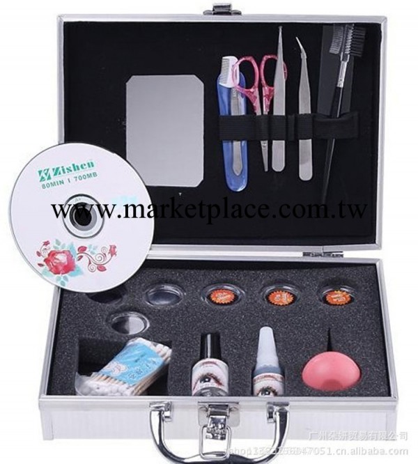 美甲專用 美容種睫毛嫁接套裝 種睫毛膠水 睫毛 帶光盤 睫毛套裝工廠,批發,進口,代購