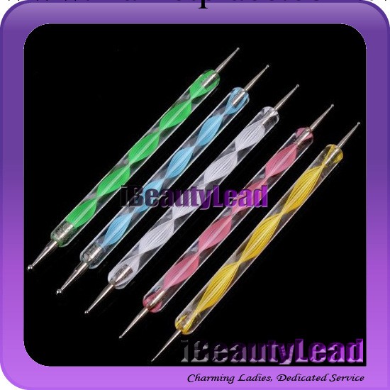 美甲點鉆筆/點花針 5支套點花筆 螺旋桿點鉆筆工廠,批發,進口,代購